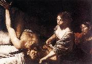 VALENTIN DE BOULOGNE Judith and Holofernes oil on canvas